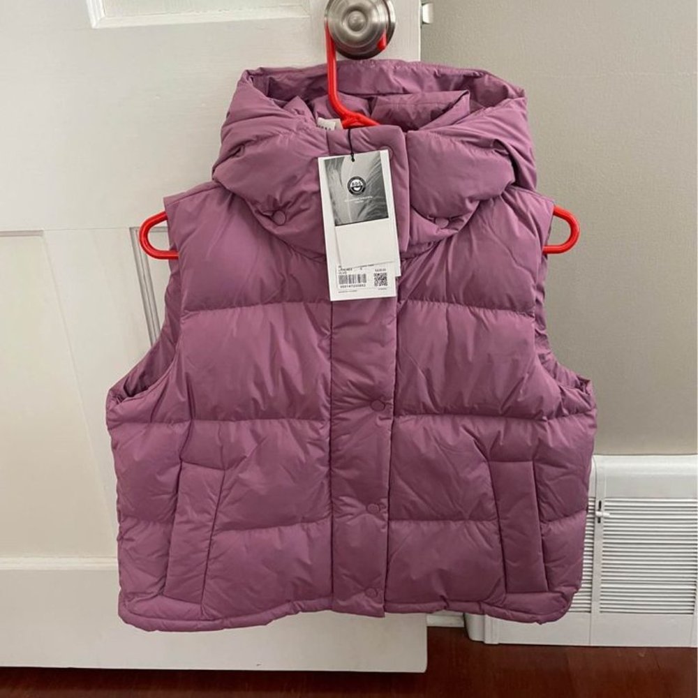 NWT LULULEMON WUNDER PUFF CROPPED VEST Velvet Dust Pink / Purple 6 - Picture 1 of 3
